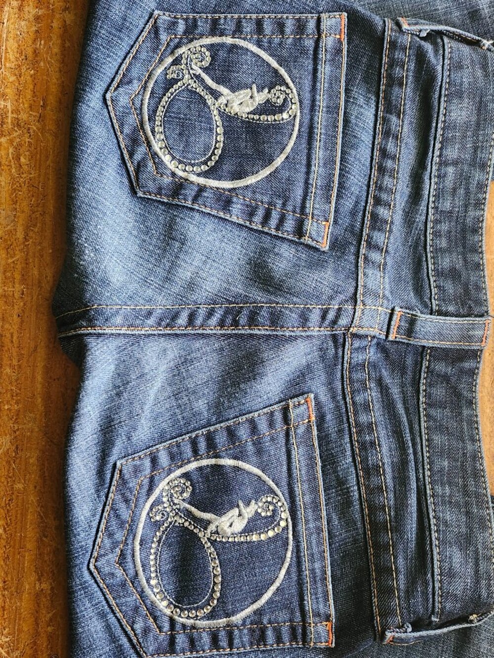 Bebe Jeans Womens 25 Kayla 5 Pkt RS Denim Lowrise Boot Flare Stretchy Y2K